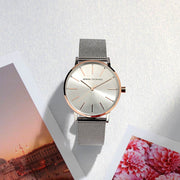  Shop Authentic Armani Exchange Lola Analog White Dial Silver Mesh Strap Watch For Women - AX5537 - Luxxuri