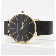  Shop Authentic Armani Exchange Lola Three Hand Black Dial Black Mesh Strap Watch For Women - AX5548 - Luxxuri