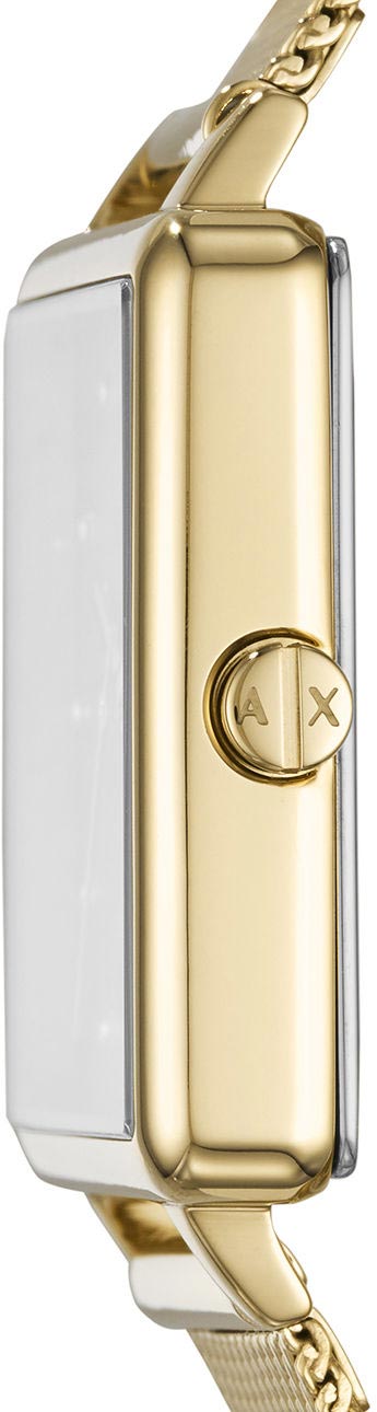  Shop Authentic Armani Exchange Lola Quartz Gold Dial Gold Mesh Strap Watch For Women - AX5801 - Luxxuri