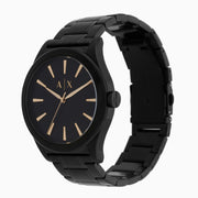  Shop Authentic Armani Exchange Nico Analog Black Dial Black Steel Strap Watch For Men - AX7102 - Luxxuri