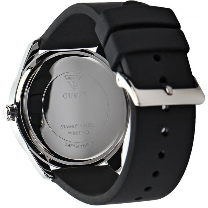  Shop Authentic Guess G-Twist Quartz Black Dial Black Silicone Strap Watch For Men  - W0911L8 - Luxxuri