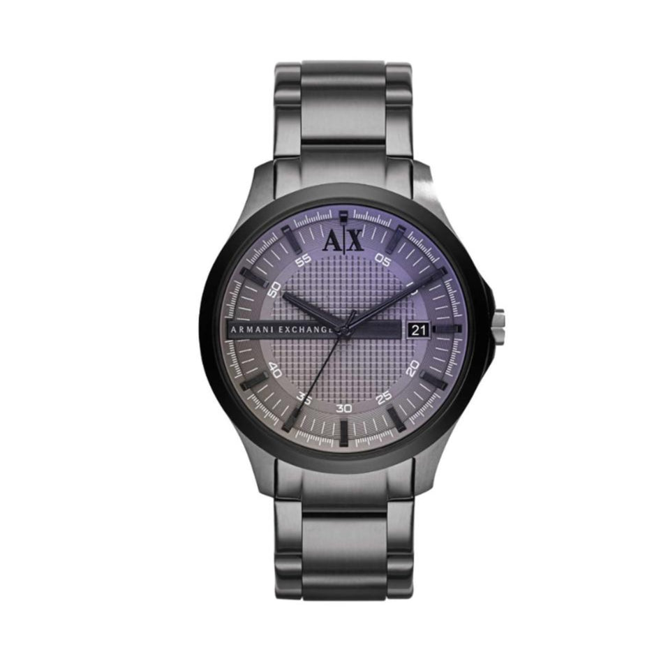  Shop Authentic Armani Exchange Hampton Chronograph Grey Dial Grey Steel Strap Watch For Men - AX2194 - Luxxuri