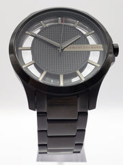  Shop Authentic Armani Exchange Hampton Chronograph Black Dial Black Steel Strap Watch For Men - AX2189 - Luxxuri