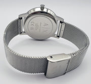  Shop Authentic Armani Exchange Lola Analog Silver Dial Silver Mesh Strap Watch For Women - AX5535 - Luxxuri