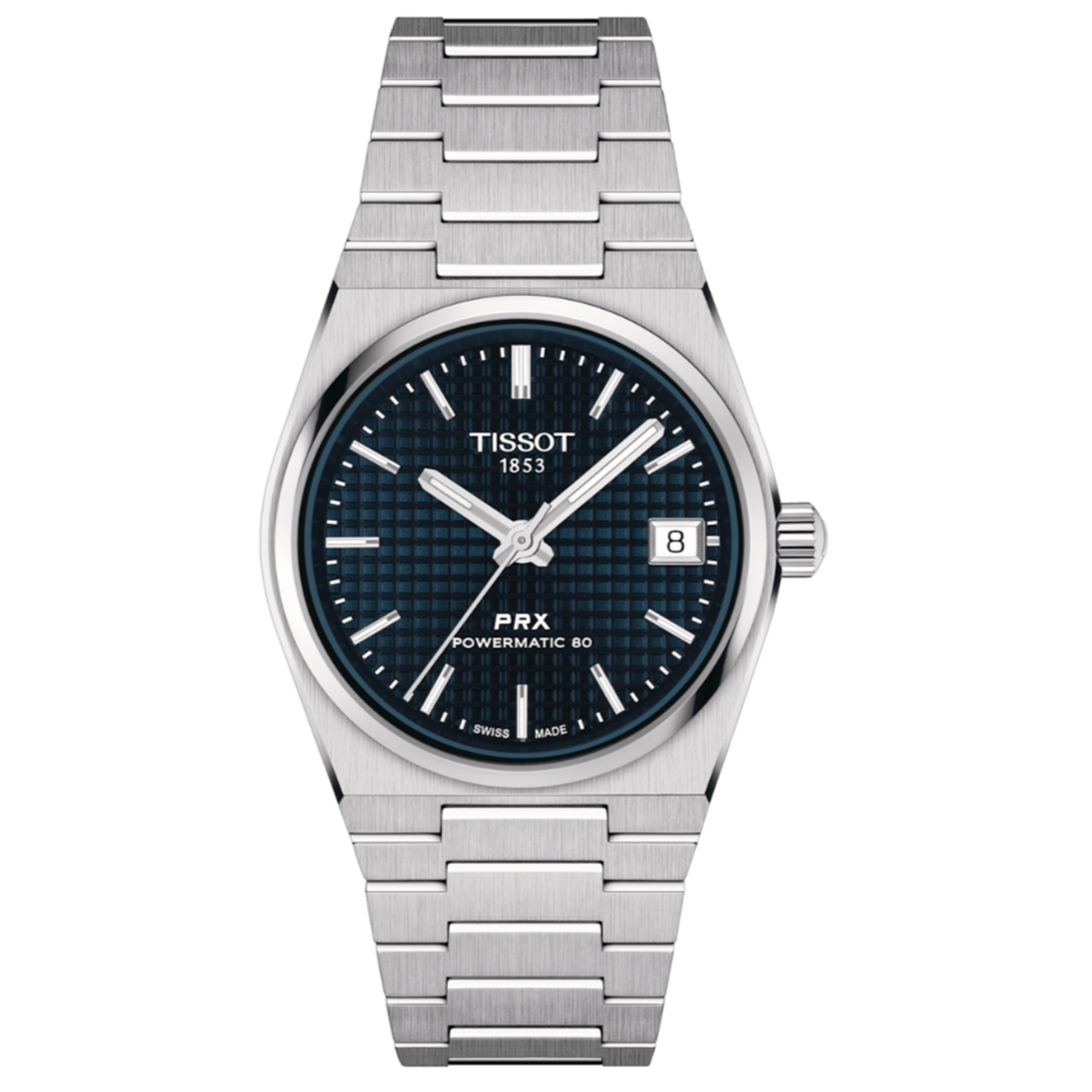  Shop Authentic Tissot PRX Powermatic 80 Blue Dial Silver Steel Strap Watch for Men - T137.207.11.041.00 - Luxxuri