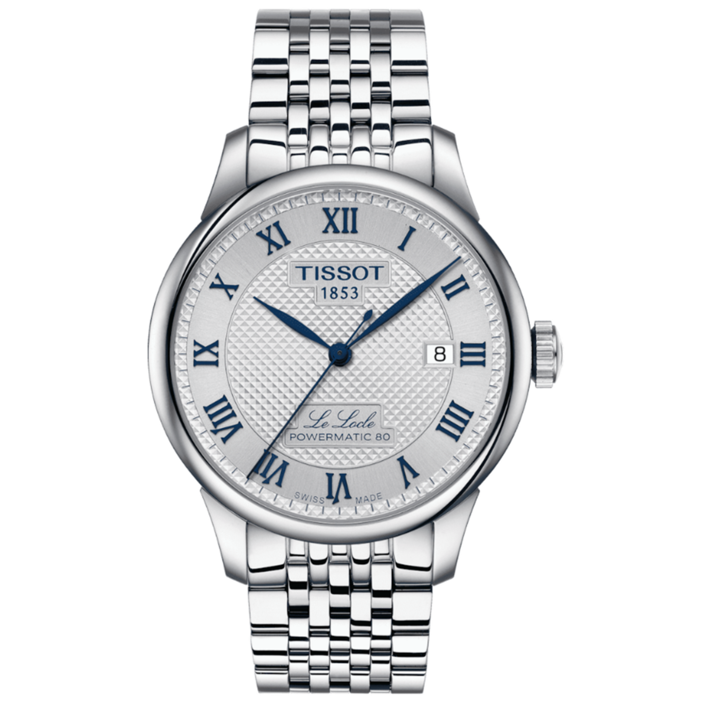  Shop Authentic Tissot Le Locle Powermatic 80 Silver Dial Silver Steel Strap Watch for Men - T006.407.11.033.03 - Luxxuri