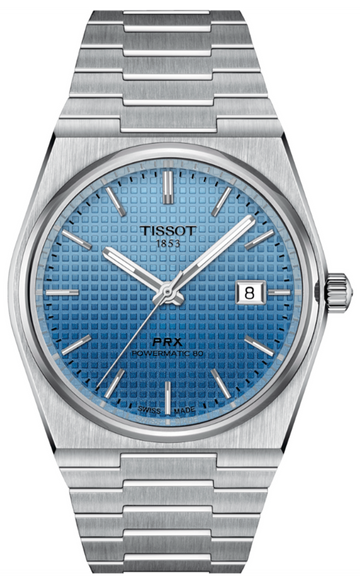  Shop Authentic Tissot PRX Powermatic 80 Gradient Blue Dial Silver Steel Strap Watch for Men - T137.407.11.351.01 - Luxxuri