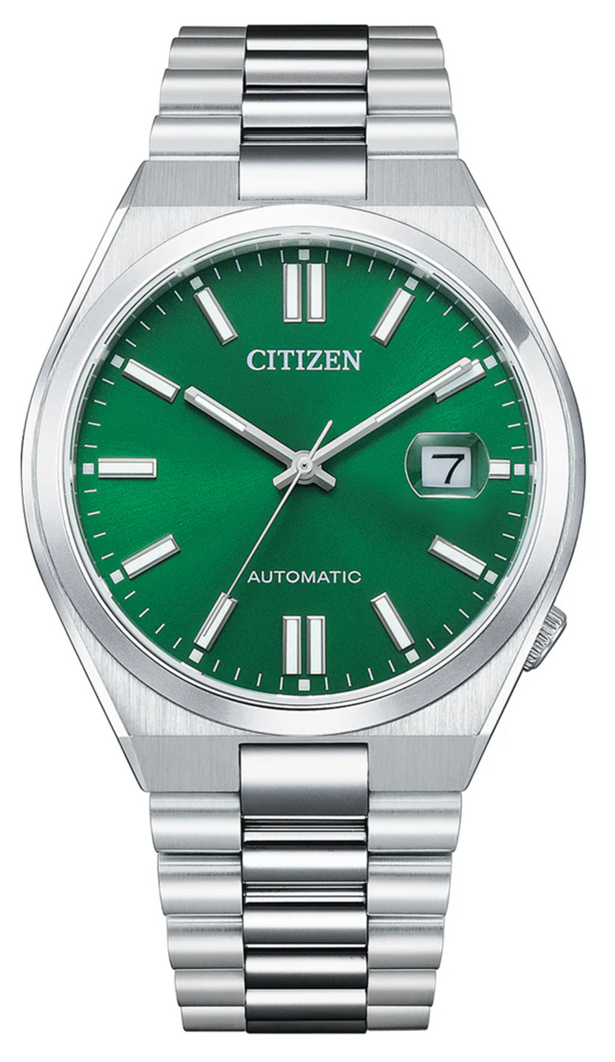  Shop Authentic Citizen Tsuyosa Automatic Green Dial Silver Steel Strap Watch For Men - NJ0150-81X - Luxxuri