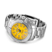 Shop Authentic Breitling Avenger Automatic 45mm Seawolf Yellow Dial Silver Steel Strap Strap Watch for Men - A17319101/1A1 - Luxxuri