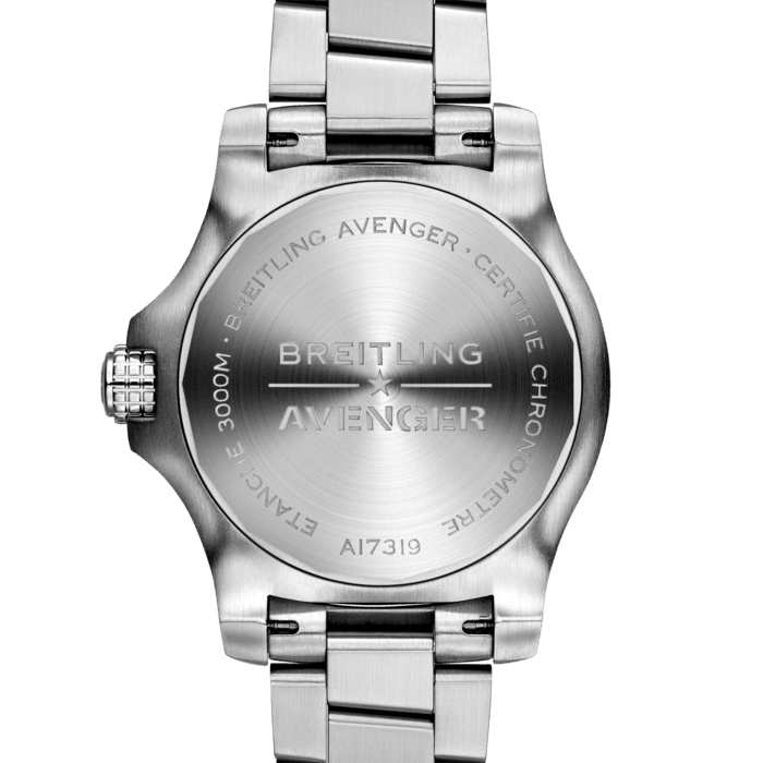  Shop Authentic Breitling Avenger Automatic 45mm Seawolf Yellow Dial Silver Steel Strap Strap Watch for Men - A17319101/1A1 - Luxxuri