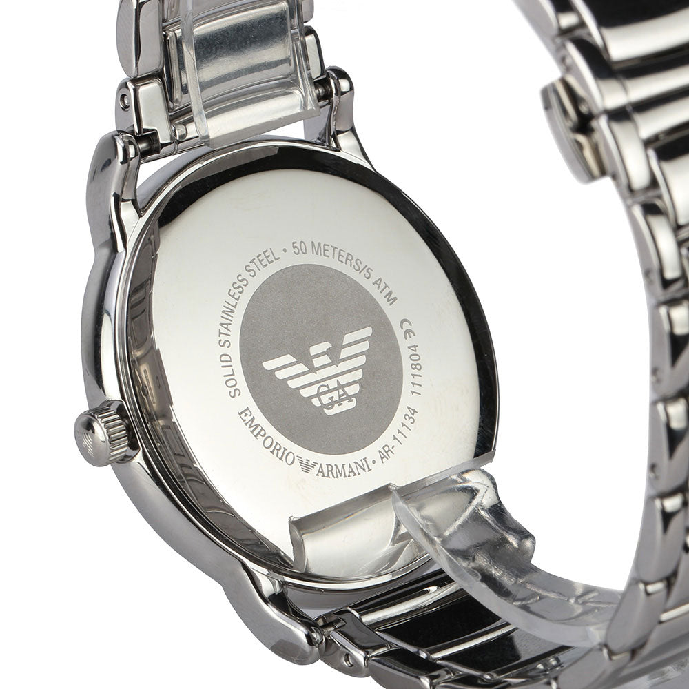  Shop Authentic Emporio Armani Classic Quartz Grey Dial Silver Steel Strap Watch For Men - AR11134 - Luxxuri