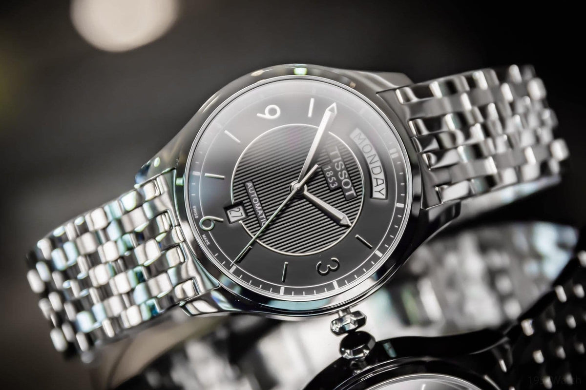  Shop Authentic Tissot T Classic T One Automatic Black Dial Silver Steel Strap Watch For Men - T038.430.11.057.00 - Luxxuri