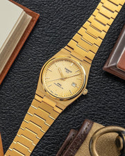  Shop Authentic Tissot PRX Powermatic 80 Gold Dial Gold Steel Strap Watch for Men - T137.407.33.021.00 - Luxxuri