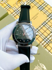  Shop Authentic Burberry The City Black Dial Black Leather Strap Watch for Men - BU9382 - Luxxuri