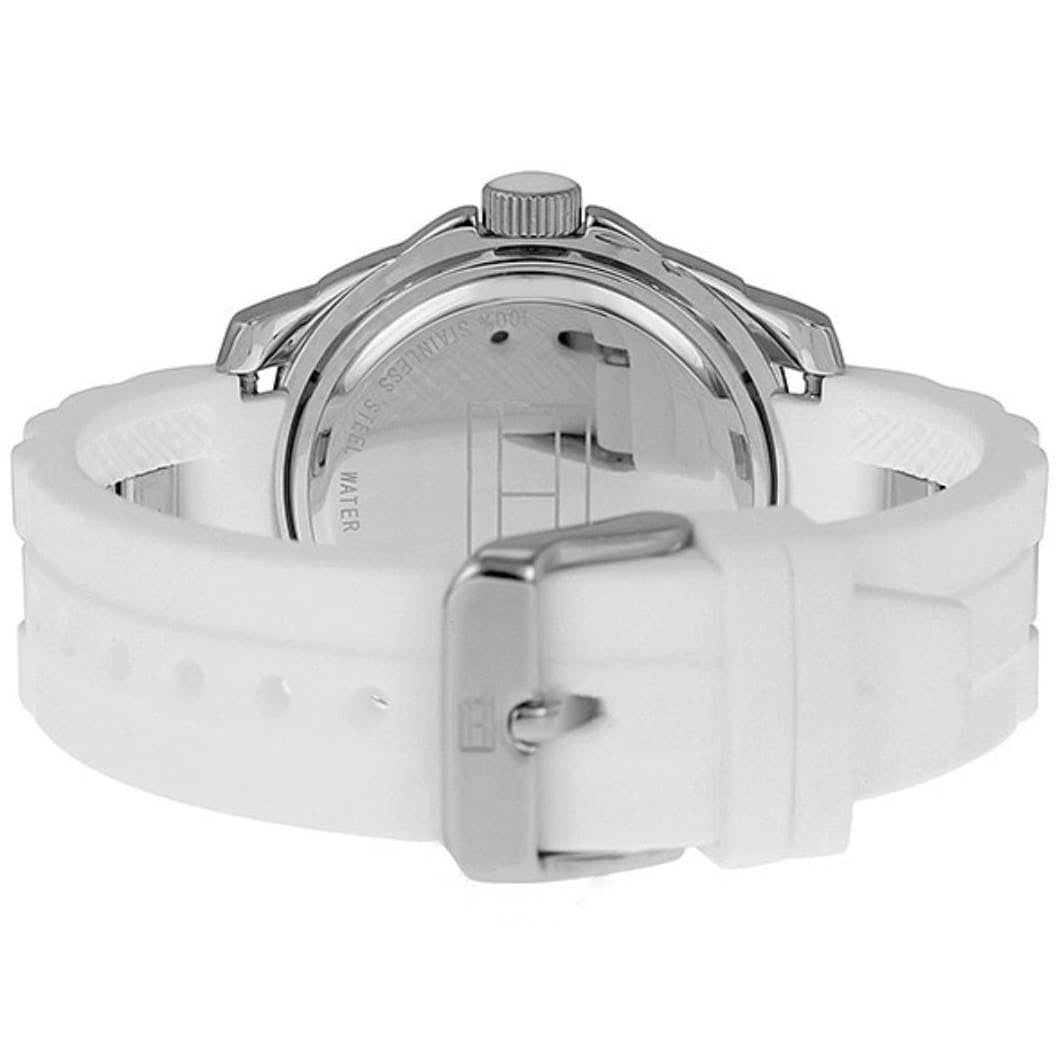  Shop Authentic Tommy Hilfiger K2 White Dial White Rubber Strap Watch for Women - 1781306 - Luxxuri