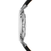  Shop Authentic Fossil The Minimalist Carbon Series Black Dial Black Leather Strap Watch for Men - FS5497 - Luxxuri