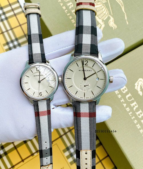  Shop Authentic Burberry Classic Stone Silver Dial Horseberry Black Leather Strap Watch for Women - BU10103 - Luxxuri