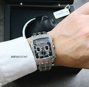  Shop Authentic Bulova Crystal Collection Black Dial Silver Steel Strap Watch for Men - 98C108 - Luxxuri