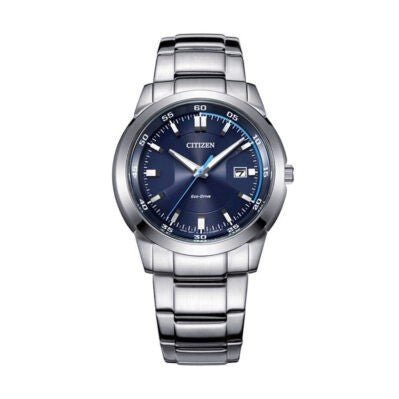  Shop Authentic Citizen Eco Drive Blue Dial Silver Stainless Steel Watch For Men - BM7140-54L - Luxxuri