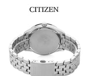  Shop Authentic Citizen Eco Drive Black Dial Silver Steel Strap Watch For Men - BM7250-56E - Luxxuri