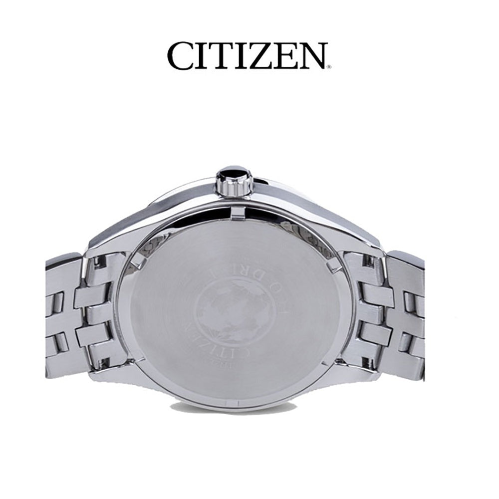  Shop Authentic Citizen Eco Drive Blue Dial Silver Steel Strap Watch For Men - BM7250-56L - Luxxuri
