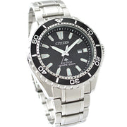  Shop Authentic Citizen Promaster Diver Chronograph Black Dial Silver Steel Strap Watch For Men - BN0190-82E - Luxxuri