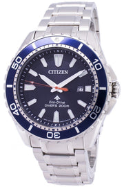  Shop Authentic Citizen Promaster Marine Blue Dial Silver Steel Strap Watch For Men - BN0191-80L - Luxxuri