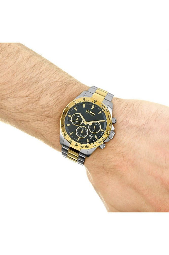  Shop Authentic Hugo Boss Hero Blue Dial Two Tone Steel Strap Watch for Men - 1513767 - Luxxuri