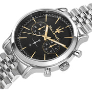  Shop Authentic Maserati Epoca Chronograph Black Dial Silver Steel Strap Watch For Men - R8873618017 - Luxxuri