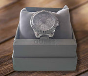  Shop Authentic Guess Frontier Diamonds Silver Dial Silver Steel Strap Watch For Women - W1156L1 - Luxxuri