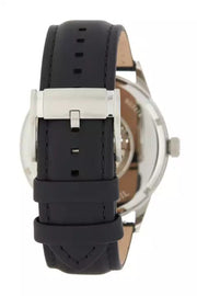  Shop Authentic Fossil Flynn Mechanical Black Dial Black Leather Strap Watch for Men - BQ2216 - Luxxuri