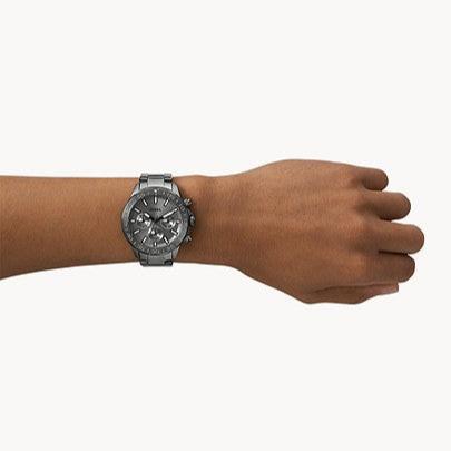  Shop Authentic Fossil Bannon Multifunction Chronograph Grey Dial Grey Steel Strap Watch for Men - BQ2491 - Luxxuri
