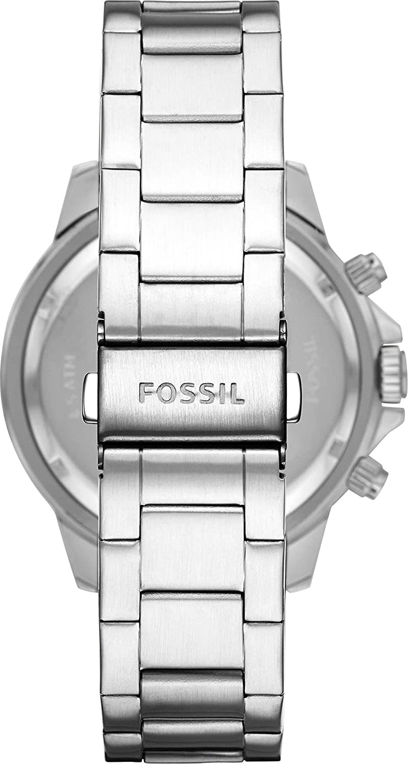  Shop Authentic Fossil Bannon Chronograph Green Dial Silver Steel Strap Watch for Men - BQ2492 - Luxxuri