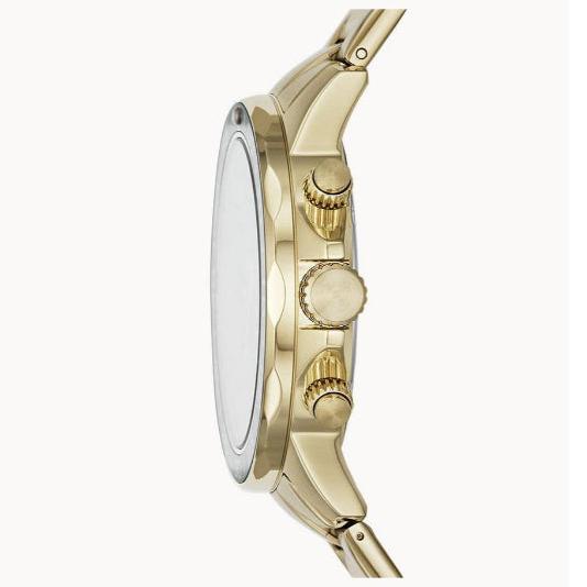  Shop Authentic Fossil Dean Chronograph Champagne Dial Gold Steel Strap Watch for Men - FS4867 - Luxxuri