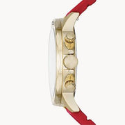  Shop Authentic Fossil Bannon Multifunction Black Dial Red Silicone Strap Watch for Men - BQ2499 - Luxxuri