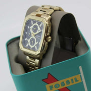  Shop Authentic Fossil Inscription Multifunction Black Dial Gold Steel Strap Watch for Men - BQ2656 - Luxxuri