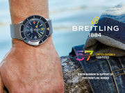  Shop Authentic Breitling Superocean Heritage '57 Special Edition II Blue Dial Silver Mesh Bracelet Watch for Men - A103702A1C1A1 - Luxxuri