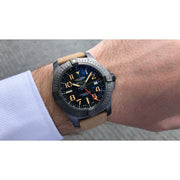  Shop Authentic Breitling Avenger Automatic GMT 45 Black Dial Brown Nylon Strap Watch for Men - V32395101B1X1 - Luxxuri