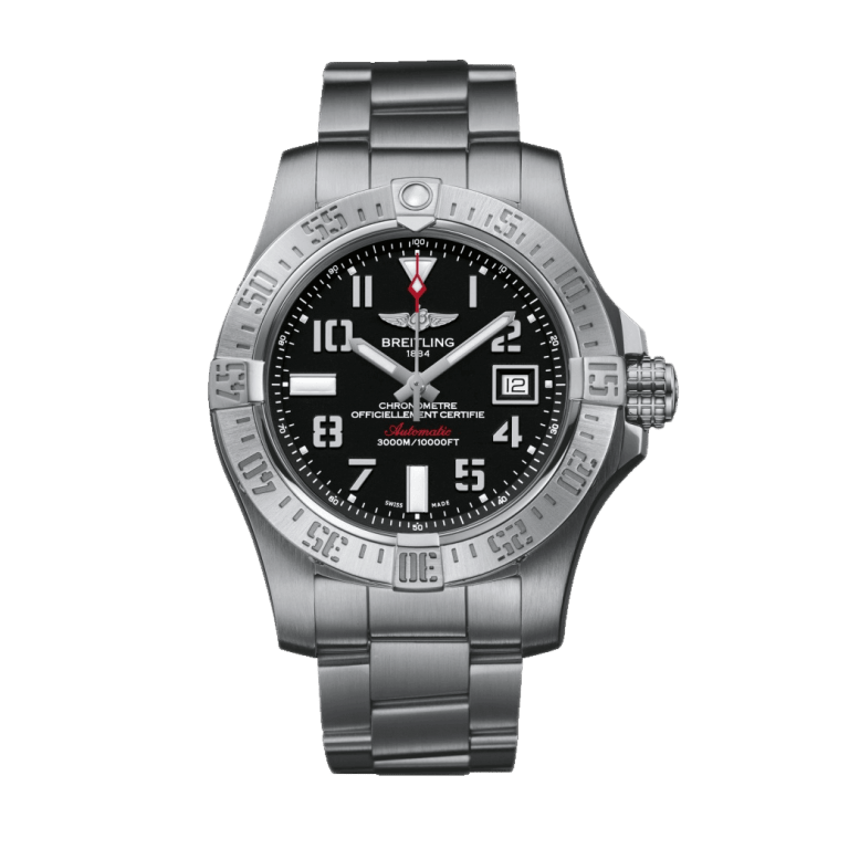  Shop Authentic Breitling Avenger II Seawolf Stainless Steel 45mm Black Dial Mens Watch - A1733110/BC31 - Luxxuri