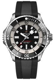  Shop Authentic Breitling Superocean Automatic 46 Black Dial Black Rubber Strap Watch for Men - A17378211B1S1 - Luxxuri