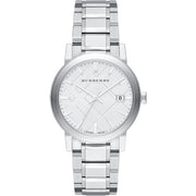  Shop Authentic Burberry The City Silver Dial Silver Steel Strap Watch for Women - BU9000 - Luxxuri