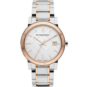  Shop Authentic Burberry The City Silver Dial Two Tone Steel Strap Watch for Women - BU9205 - Luxxuri
