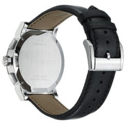  Shop Authentic Burberry The City Chronograph White Dial Black Leather Strap Watch for Men - BU9355 - Luxxuri