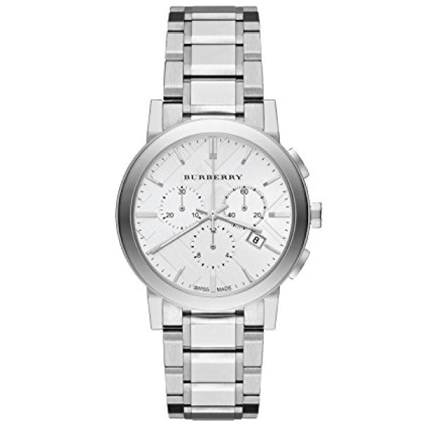 Shop Authentic Burberry The City White Dial Silver Steel Strap Watch for Men - BU9750 - Luxxuri