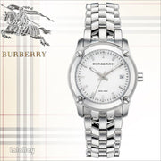  Shop Authentic Burberry Heritage Check White Dial Silver Steel Strap Watch for Women - BU1853 - Luxxuri