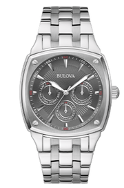  Shop Authentic Bulova Classic Collection Multifunction Grey Dial Silver Steel Strap Watch for Men - 96C148 - Luxxuri