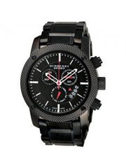  Shop Authentic Burberry Sport Chronograph Black Dial Black Steel Strap Watch for Men - BU7703 - Luxxuri