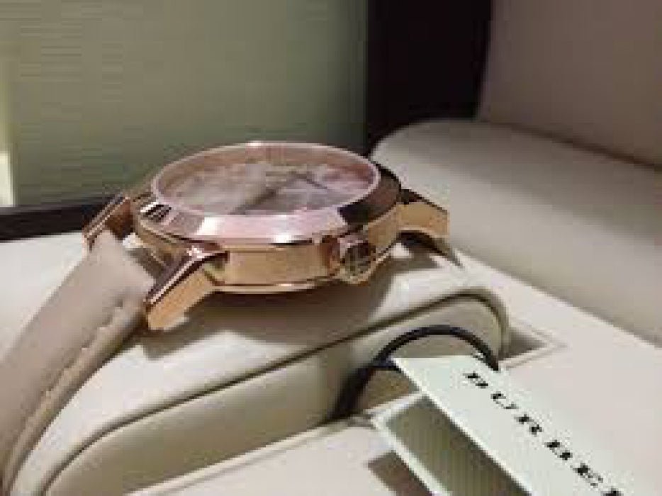 Shop Authentic Burberry The City Beige Dial Brown Leather Strap Watch for Women - BU9014 - Luxxuri