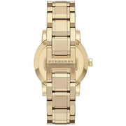  Shop Authentic Burberry The City Gold Dial Gold Steel Strap Watch for Women - BU9033 - Luxxuri
