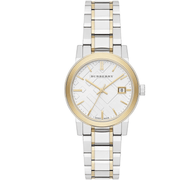  Shop Authentic Burberry The City Silver Dial Two Tone Steel Strap Watch for Women - BU9217 - Luxxuri
